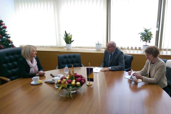 Zamjenica predsjedavajućeg Predstavničkog doma PSBiH Borjana Krišto razgovarala s ambasadorom Republike Hrvatske u BiH